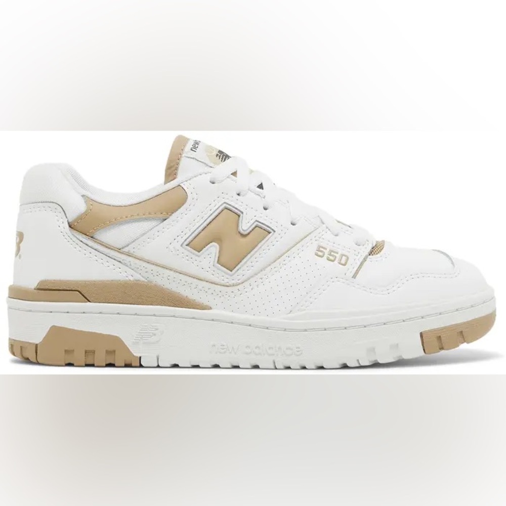 New Balance 550 White and Beige Women’s 7